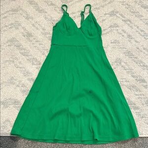 Green Sleeveless Dress